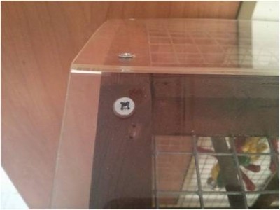 קדחנו חורים בפרספקט והברגנו ברגים